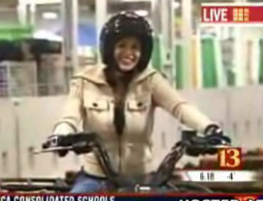 Reporter Gets The Ride Of Her Career